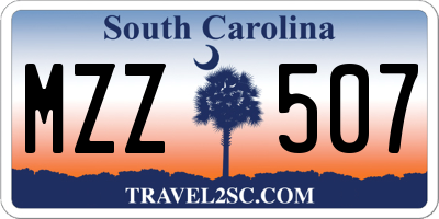 SC license plate MZZ507