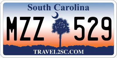 SC license plate MZZ529