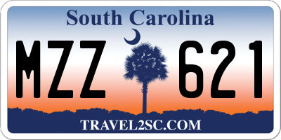 SC license plate MZZ621