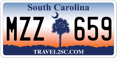 SC license plate MZZ659
