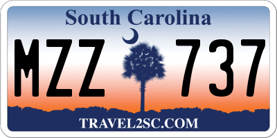SC license plate MZZ737