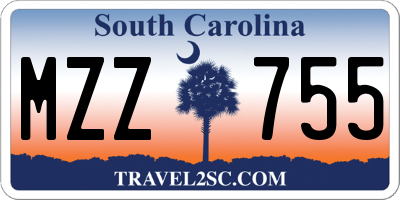 SC license plate MZZ755