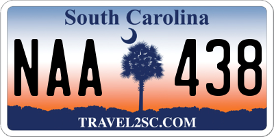 SC license plate NAA438