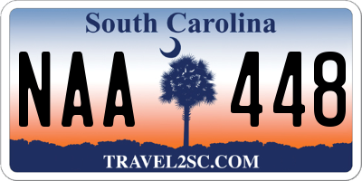 SC license plate NAA448