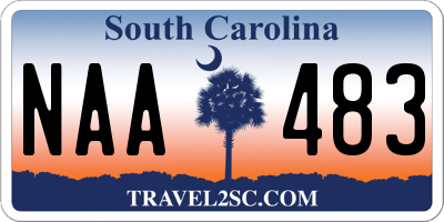 SC license plate NAA483