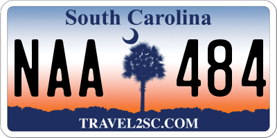 SC license plate NAA484