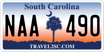 SC license plate NAA490