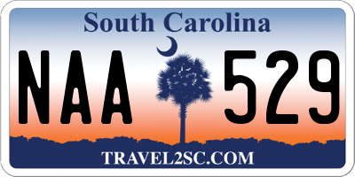 SC license plate NAA529