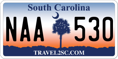 SC license plate NAA530