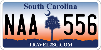 SC license plate NAA556