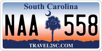 SC license plate NAA558