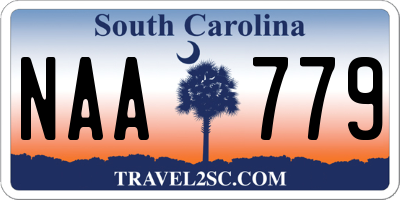 SC license plate NAA779