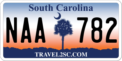 SC license plate NAA782