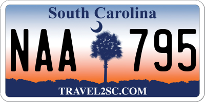 SC license plate NAA795