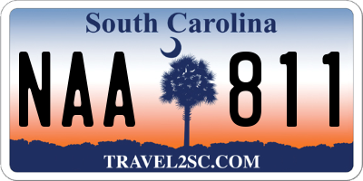 SC license plate NAA811
