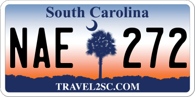 SC license plate NAE272