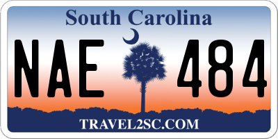 SC license plate NAE484