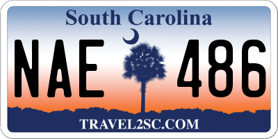 SC license plate NAE486