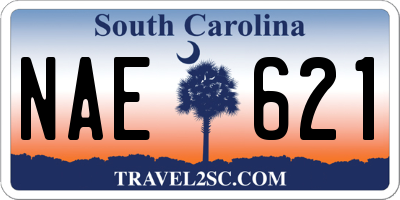 SC license plate NAE621