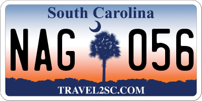 SC license plate NAG056