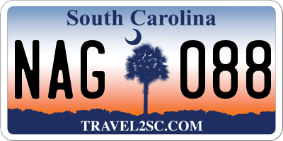 SC license plate NAG088