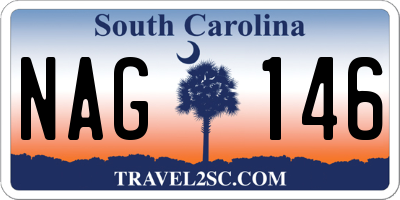 SC license plate NAG146