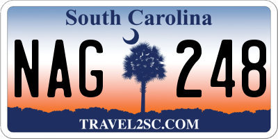 SC license plate NAG248