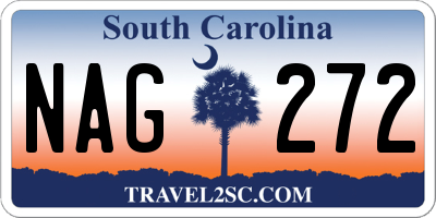 SC license plate NAG272