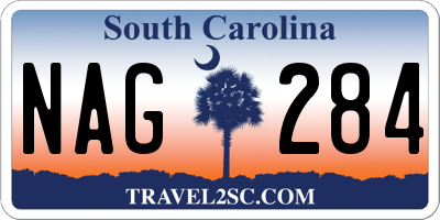 SC license plate NAG284