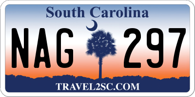 SC license plate NAG297