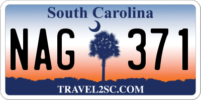 SC license plate NAG371