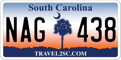 SC license plate NAG438