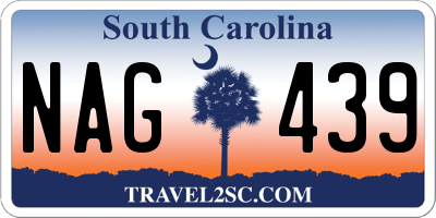 SC license plate NAG439