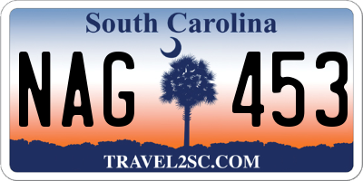 SC license plate NAG453