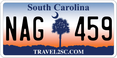 SC license plate NAG459