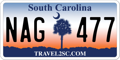 SC license plate NAG477
