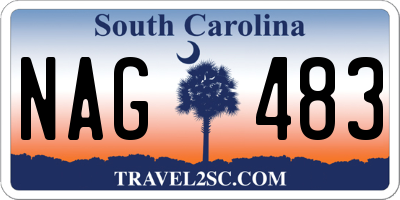 SC license plate NAG483