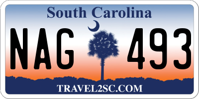 SC license plate NAG493