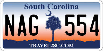 SC license plate NAG554