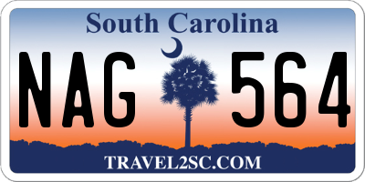 SC license plate NAG564