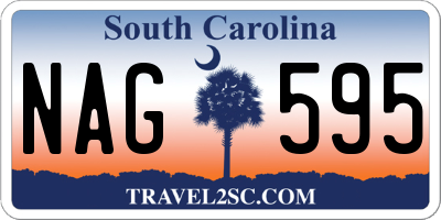 SC license plate NAG595