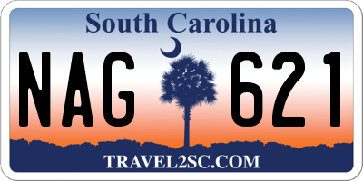 SC license plate NAG621