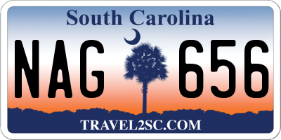 SC license plate NAG656