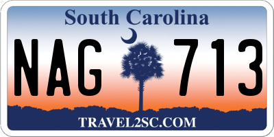 SC license plate NAG713