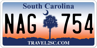 SC license plate NAG754