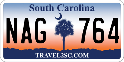 SC license plate NAG764