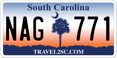 SC license plate NAG771