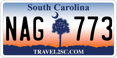 SC license plate NAG773