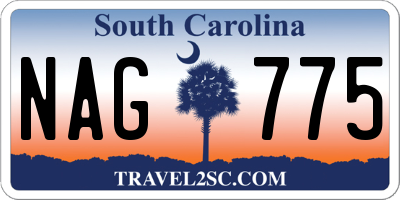 SC license plate NAG775