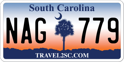 SC license plate NAG779